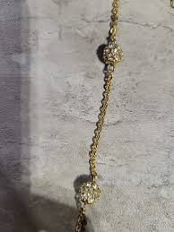 NOLAN MILLER NECKLACE ROUND Pave Gold Tone Crystal Runaround ...