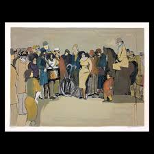 DAVID SCHNEUER (german/isreali, 1905-1988), "the Drummer ...