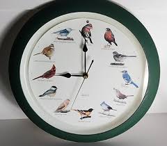 Audubon Quartz 13" Singing Bird Wall Clock Works | eBay