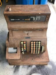 Antique Vintage National Cash Register 1068-G Gas Service ...