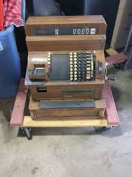 VINTAGE 1944 NATIONAL Cash Register- Copper colored, keys ...