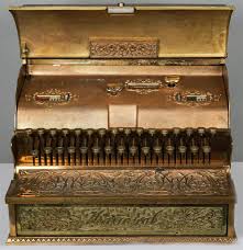 Lot - BRASS NATIONAL CASH REGISTER MODEL #35