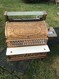 Antique National Cash Register NCR Solid Brass With Marble ...