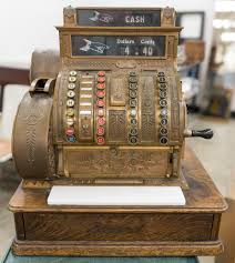 Lot - The National Cash Register Model #442 Gilt Brass Cash ...