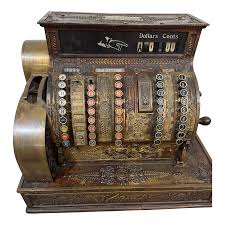 Antique 1890's NCR Cash Register | Chairish