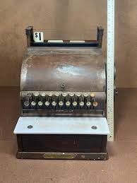 Antique National Cash Register 727 Metal and Wood Vintage | eBay