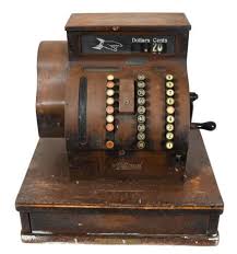 Vintage National Cast Iron Cash Register # 416