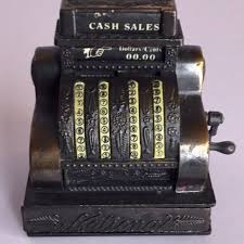 Unique Vintage | Accents | Vintage Cast Metal Cash Register ...