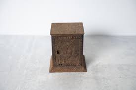 Antique 1800's Cast Iron Coin Bank Arabian Safe No Key - Etsy