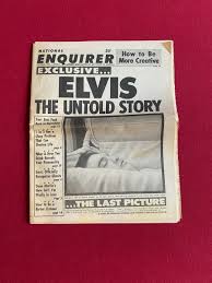 1977, Elvis Presley, "National Enquirer" (Death Photo ...