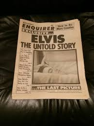 Vintage National Enquirer September 6 1977 Elvis the Untold ...