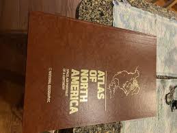 1985 National Geographic Atlas North America Hardcover Book | eBay
