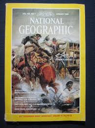 National Geographic January 1986 Pussell Cowboy Artist ...