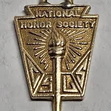 Vintage(1940),solid 10K YG Dainty Charm, Marked "national Honor Society" With Letters "csls", Torch is Center Stage,hallmarked - Etsy