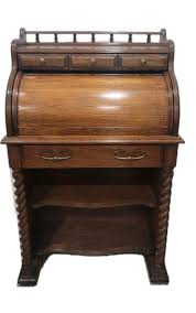 National Mt. Airy Roll Top Desk | eBay
