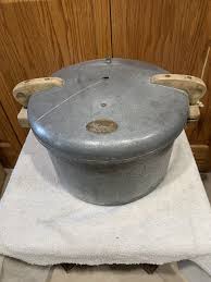 Vintage NATIONAL No. 7 Cast Aluminum Pressure Cooker Made In ...