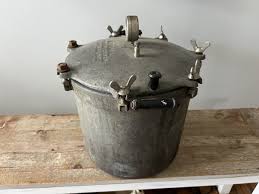 Antique National Aluminum 18 Quart Pressure Cooker Canner ...