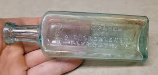 Early 1880s A.G Groblewski Plymouth PA Aqua Medicine Bottle ...