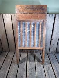 Antique National Washboard No. 801 – Wood and Galvanized ...