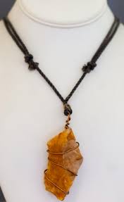 20 pouces, collier vintage en dentelle avec pendentif éclats de pierre - G49 - Etsy France