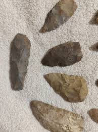 Authentic Indian Artifacts Arrowheads, (10) Blades, Knifes | eBay