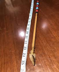 Native American Wooden Arrows Feathers Arrowheads Beading ...