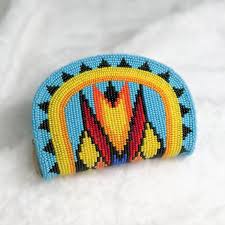 Handmade Beaded Coin Purse. Native American Style Coin Pouch for Women - Etsy