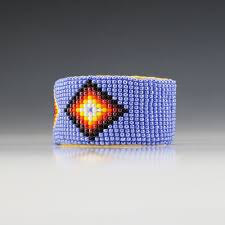 NATIVE AMERICAN NAVAJO BEADED BRACELET BY CHARLENE JACKSON ...