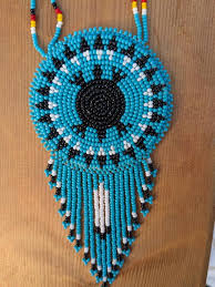 Native American First Nation Beaded Turtle Necklace - Etsy