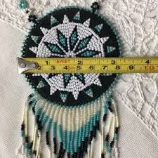 Hand Crafted | Jewelry | Native American Beadwork Medallion Necklace | Poshmark