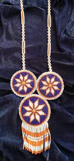 Native American Beadwork Necklace/bead Embroidery - Etsy Ireland