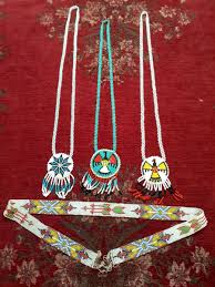 Native American Seed Bead Thunderbird/Dream Catcher/Vint ...