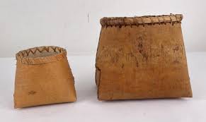 Sold at Auction: OJIBWE NATIVE AMERICAN INDIAN BIRCH BARK ...