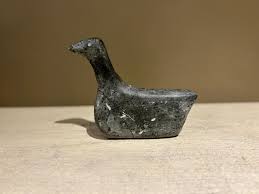 Vintage Soapstone Carving of a Bird Signed in Syllabics - Etsy