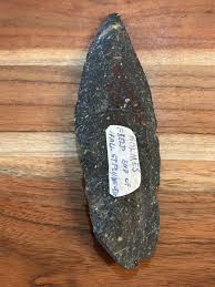 Native American Felsite Spear, From Holmes Field, Plymouth ...