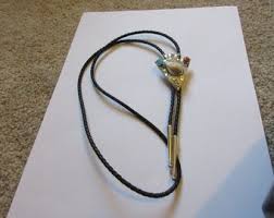 Sterling Arrowhead Bolo Tie, Vintage Sterling Silver Arrowhead Turquoise Coral White Stone Bolo Tie IC Lot A1 - Etsy