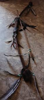 AWESOME VINTAGE NATIVE AMERICAN BOW STONE TIPPED ARROW 50 IN LONG AWESOME! ** | eBay