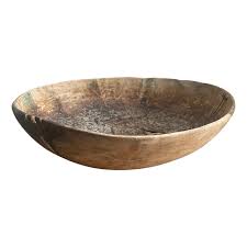 Swedish Wabi-Sabi Hand-Carved Birch Bowl, 1750s | Chairish