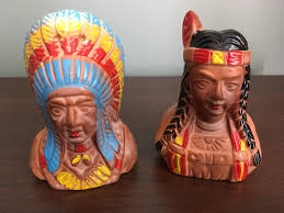 Native American Salt & Pepper Shakers - Etsy