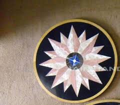 18'' round black marble Table Top Inlay Pietra Dura malachite coffee table | eBay