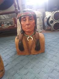 Vintage Ceramic Native Indian Head | eBay