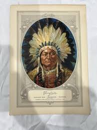 1929 SITTING BULL Medicine Man Forbes Lithograph Vintage Rare | eBay