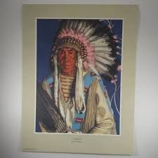 Blackfeet Indians of Glacier National Park - Many Guns - Etsy