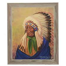 B. Gint Original Oil Of An Indian Chief
