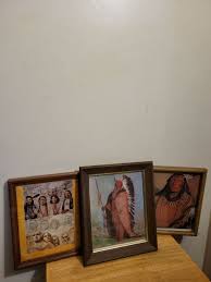 Vintage 3 Framed Indian 8X10 Prints | eBay