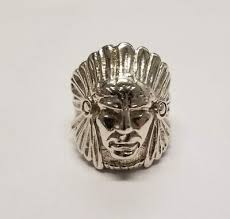 STERLING SILVER NATIVE AMERICAN CHIEF STATEMENT ...