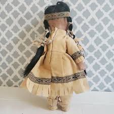 Cathay Collection Porcelain Native American Indian Doll 9" | eBay