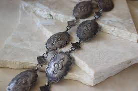 1920's Sterling Silver Concho Belt – Blue By You, LLC