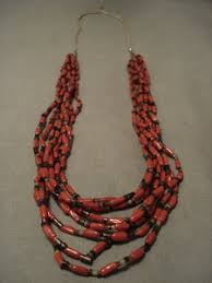 Museum Vintage Navajo Native American Jewelry jewelry 'Tubed Coral' He – Nativo Arts