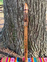 Native American Style Black Walnut Medium Tone Flute in F ...